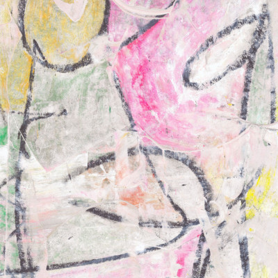 Modern Miro abstract painting