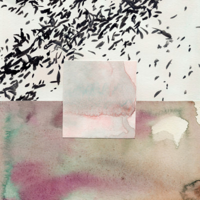 Watercolor abstract composition 7