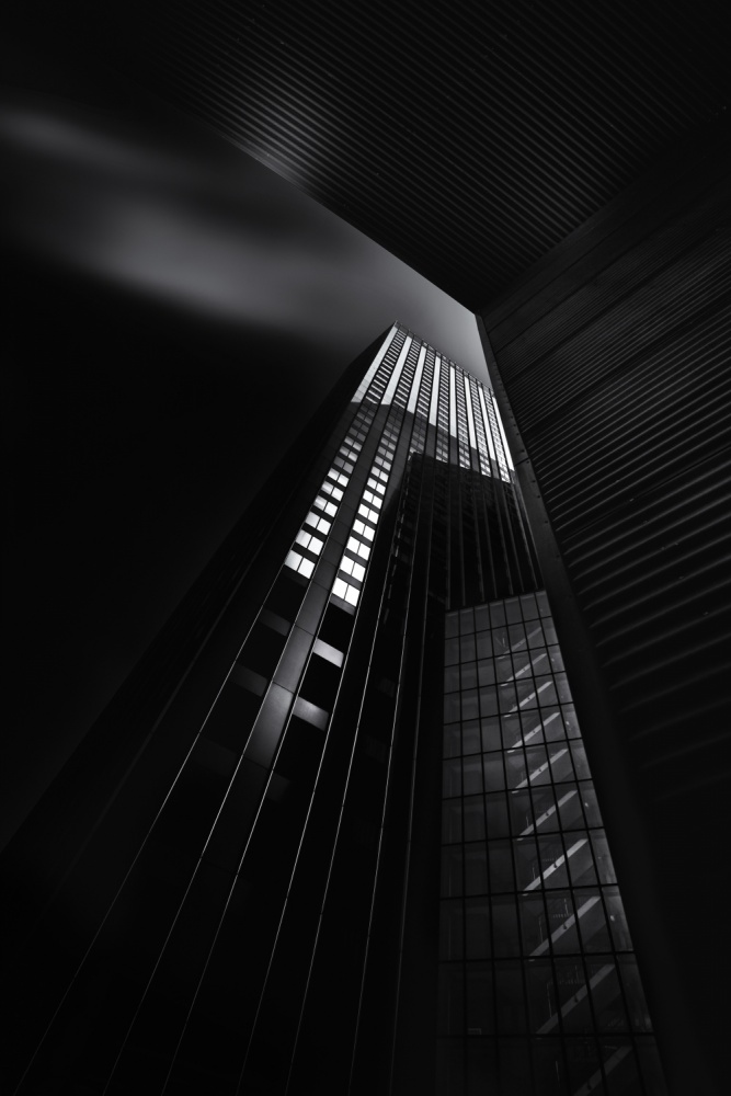 Dramatic Urban Geometry by Ercan Sahin — canvas wall art