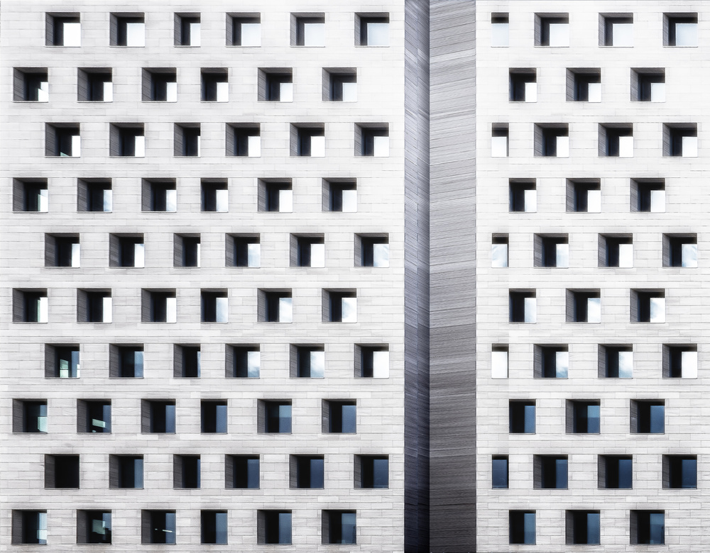 Living in a box. by Harry Verschelden — canvas wall art