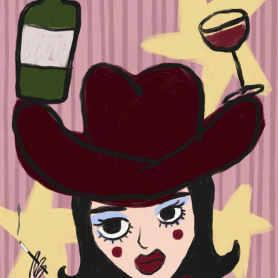 Sassy Cowgirl Pop Art