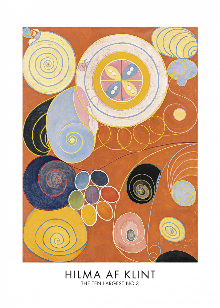 The Ten Largest No.3 Poster by Hilma Af Klint — canvas wall art