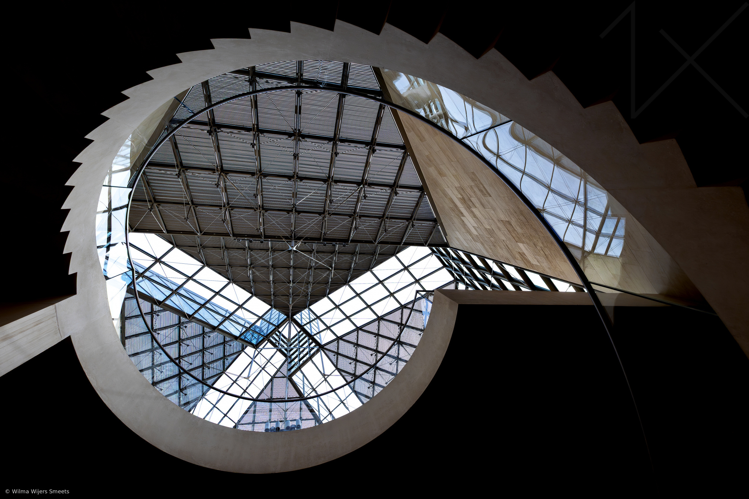 Under the stairwell