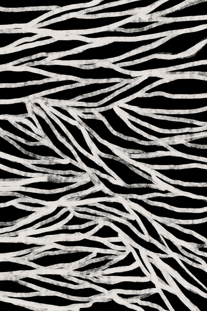 Abstract Flowing Lines by Simona Gocan — canvas wall art
