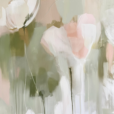 Soft Abstract Flowers