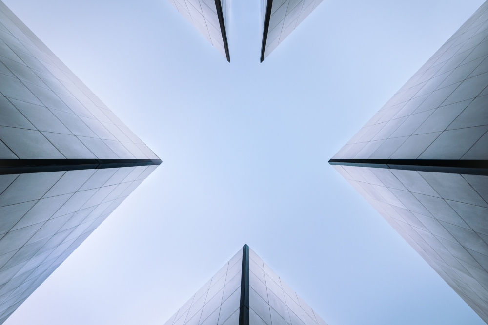 Modern Geometric Sky by Hervé Loire — canvas wall art