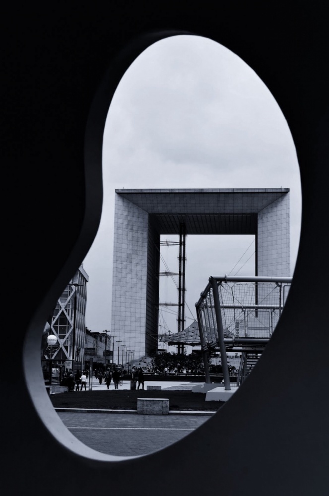 Framed Urban Architecture by Philippe-M — canvas wall art