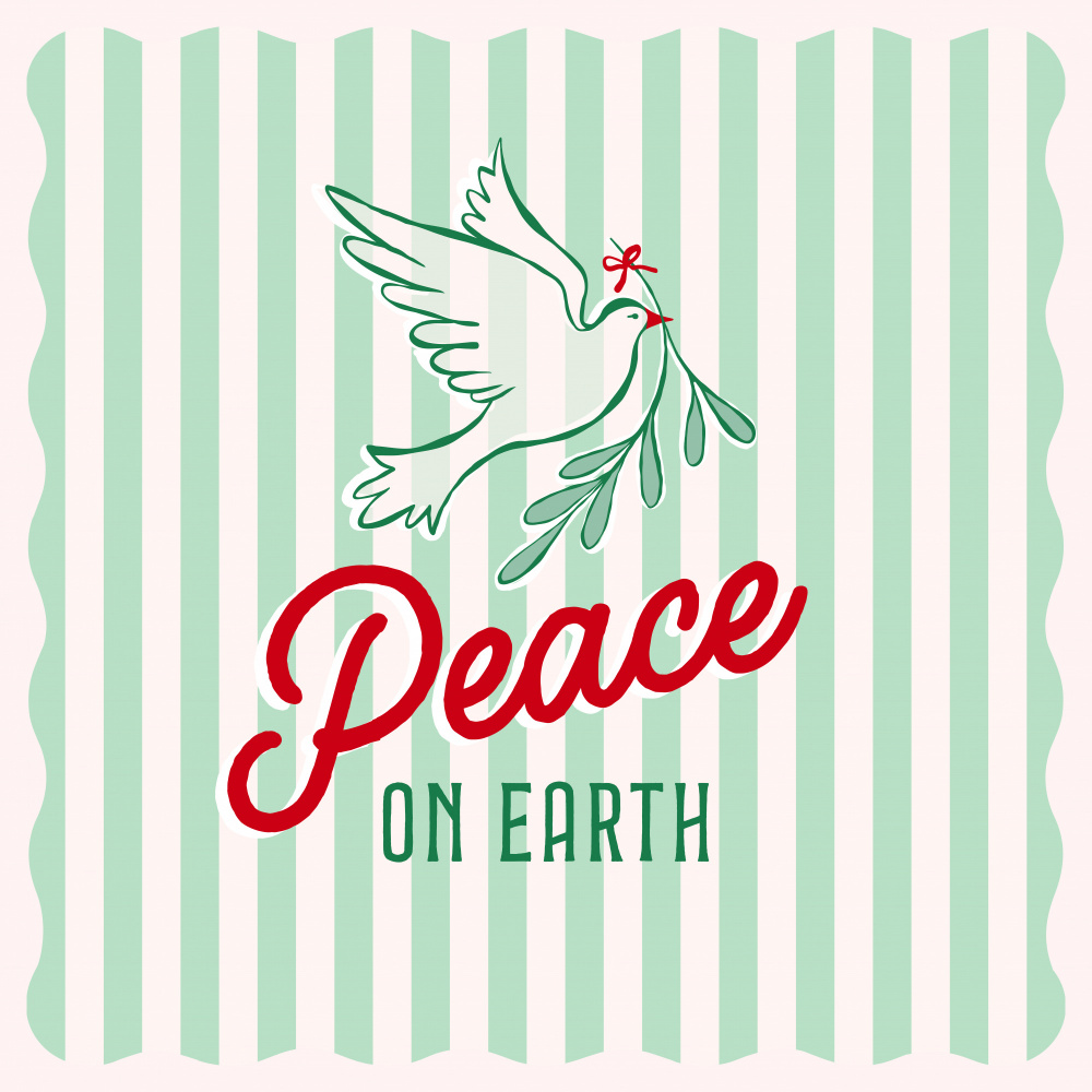 Peace On Earth Dove by Dominique Vari — canvas wall art