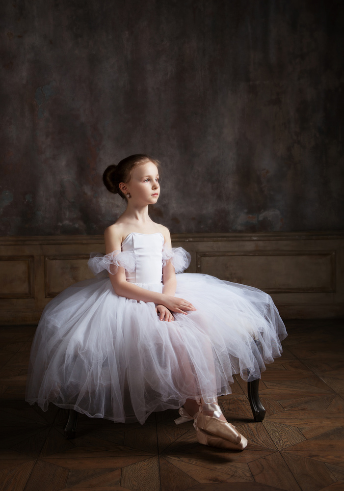 Little Ballerina Dreams by Alina Lankina — canvas wall art