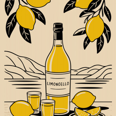Limoncello Bottle