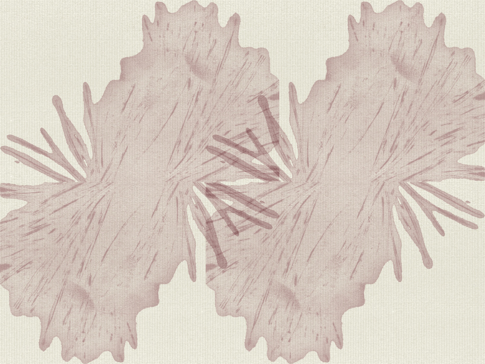 Soft Mauve Organic Shapes by Dina Dankers — canvas wall art