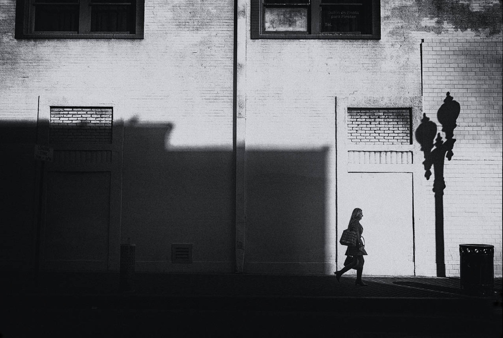 Woman in Shadow by Tina Kim — canvas wall art