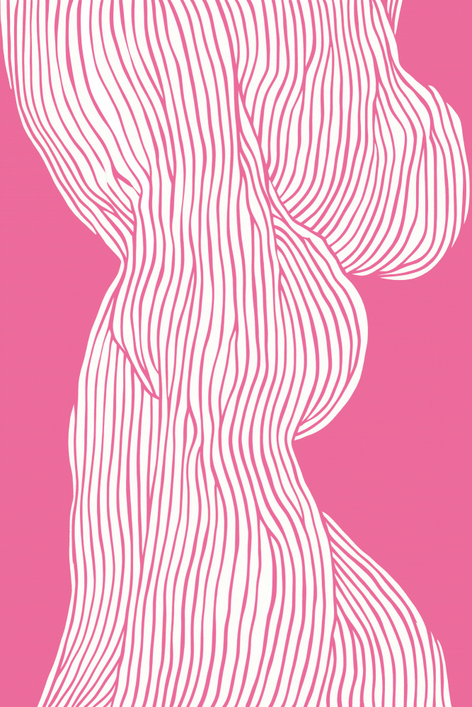 Flowing Curves by Treechild — canvas wall art