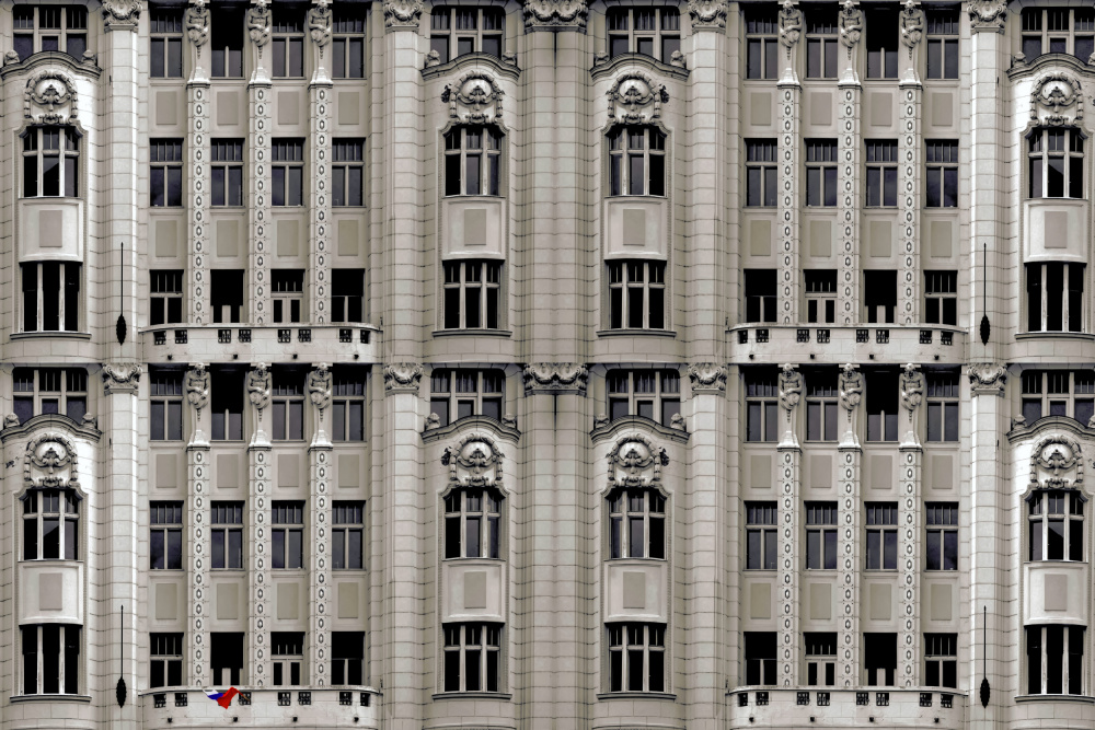 Ornate Building Facade by Miro Susta — canvas wall art