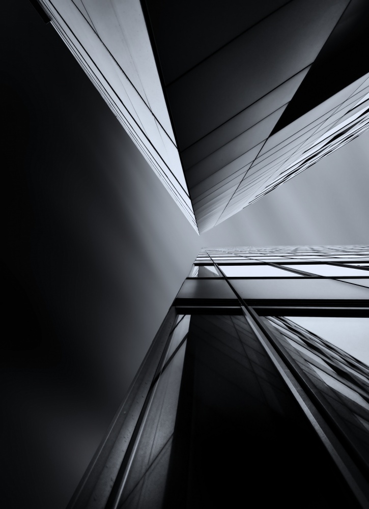 Modern City Angles by Ercan Sahin — canvas wall art