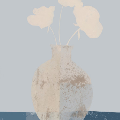 Minimalist Blue Flowers