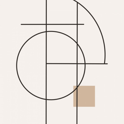 Geometric line art composition 02