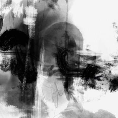 Dynamic Monochrome Abstract