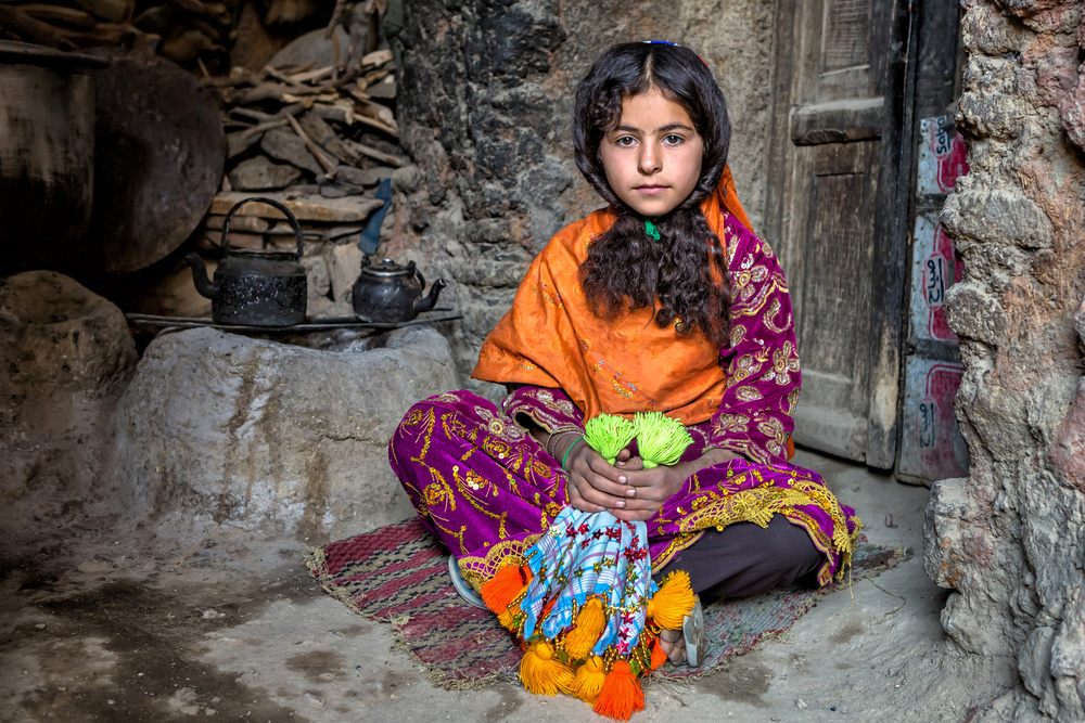 Traditional Village Girl by Mohammadreza Momeni — canvas wall art