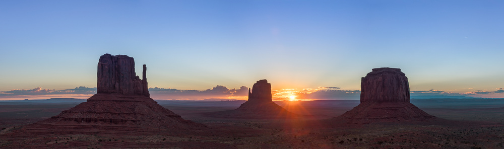 Majestic Desert Sunrise by fegari — canvas wall art