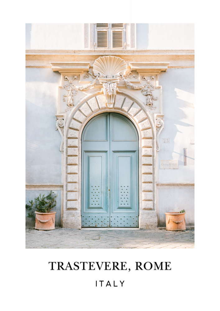 Rome Travel Poster Italy by Raisa Zwart — canvas wall art