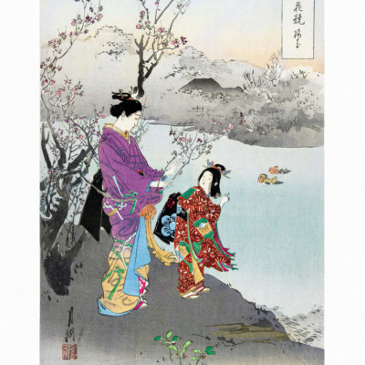 Admiring the Plum Blossom (1887–1896)