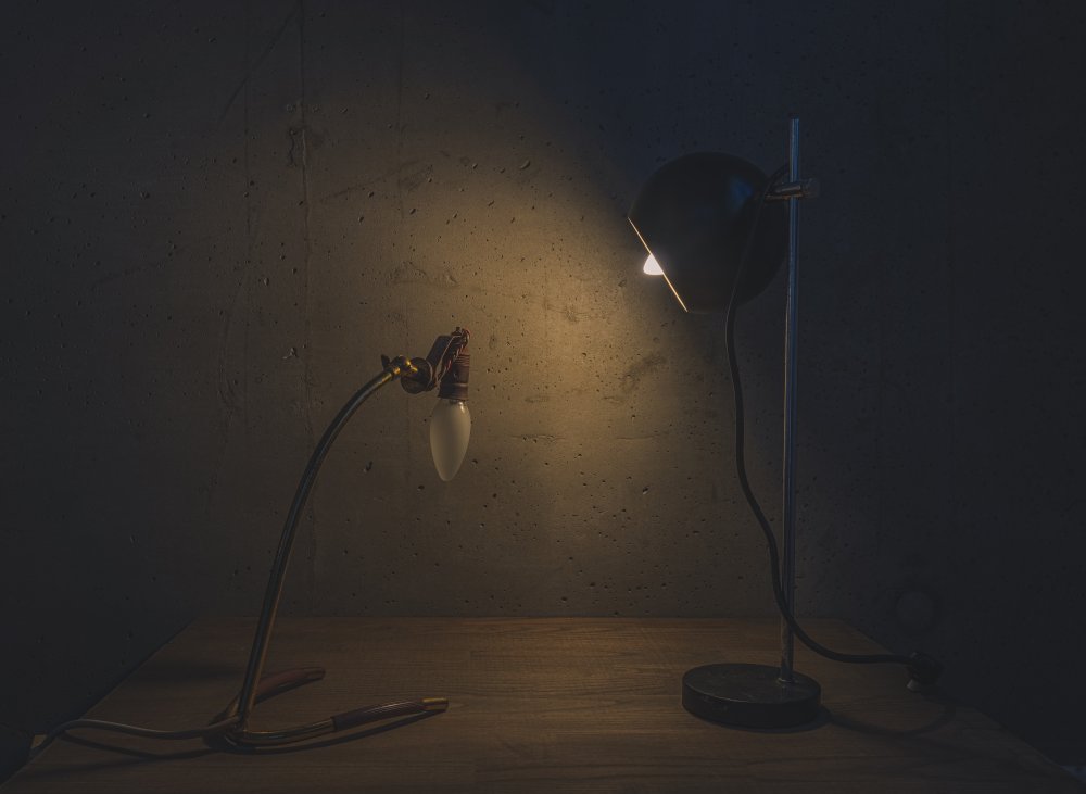 Moody Table Lamps by Dariusz Budyta — canvas wall art