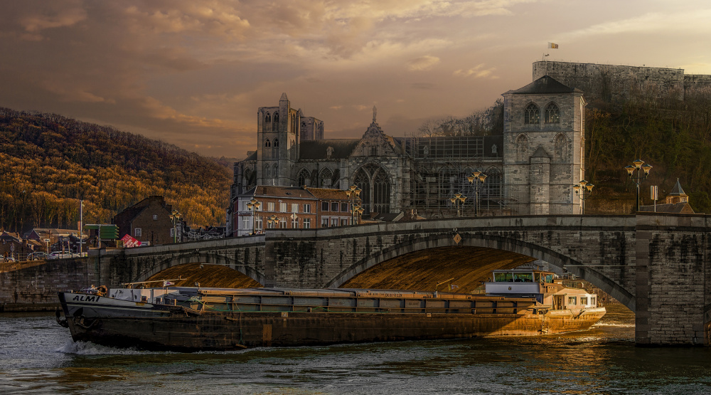 European River City Dusk by Laruelle Philippe — canvas wall art