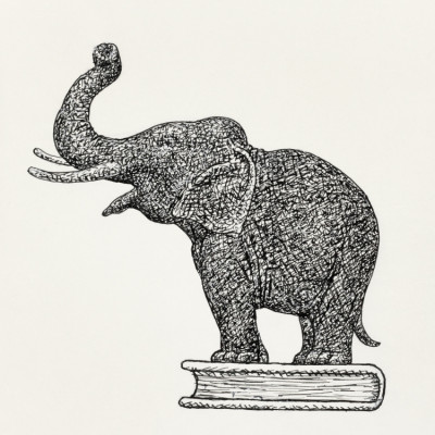 Elephant On a Book (1935 1936)