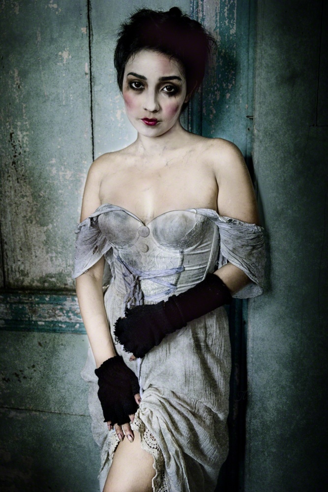 Pensive Gothic Beauty by Tuchi Imperial — canvas wall art