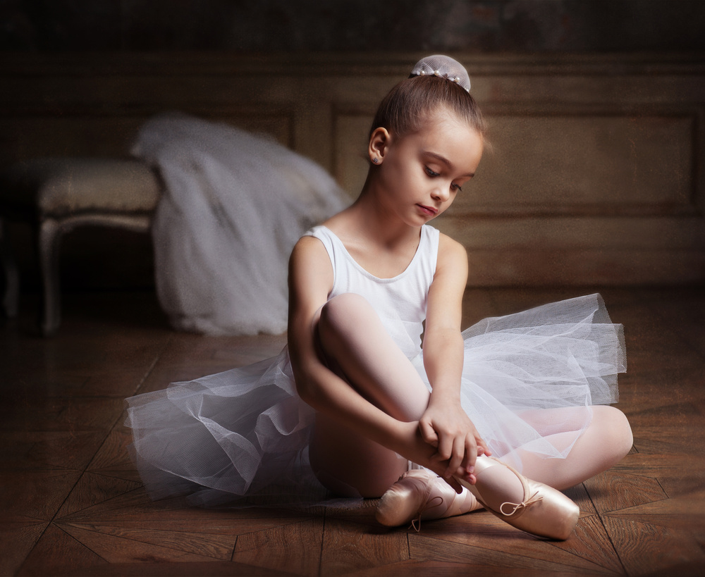 Young Ballerina Dream by Alina Lankina — canvas wall art