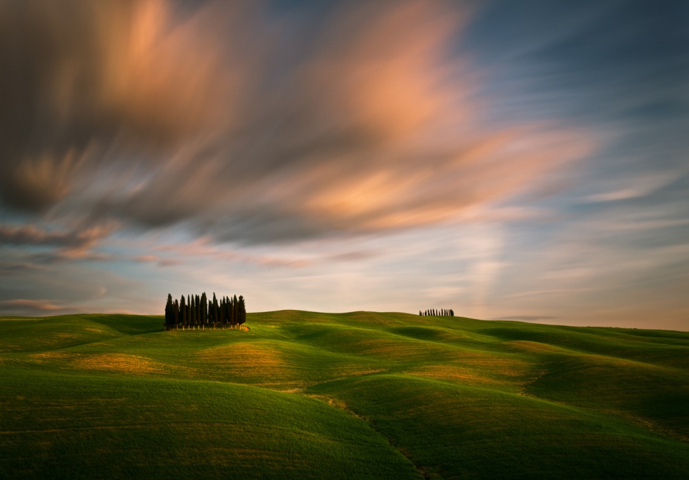 Serene Rolling Hills by Krzysztof Browko — canvas wall art