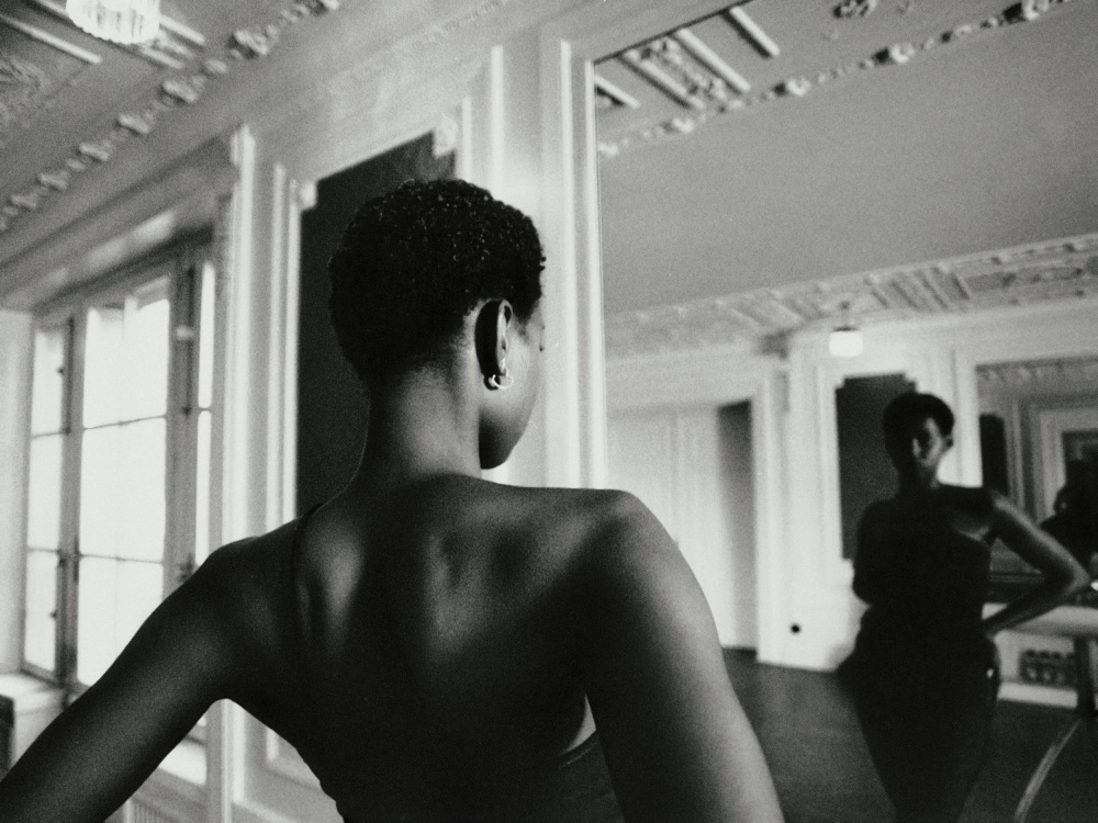 Dancer's Mirror Reflection by Steffen Lauterbach — canvas wall art