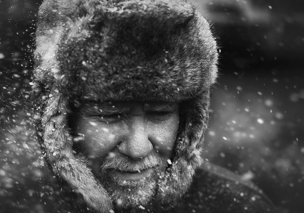 Rugged Winter Man by Mark Yugawa — canvas wall art