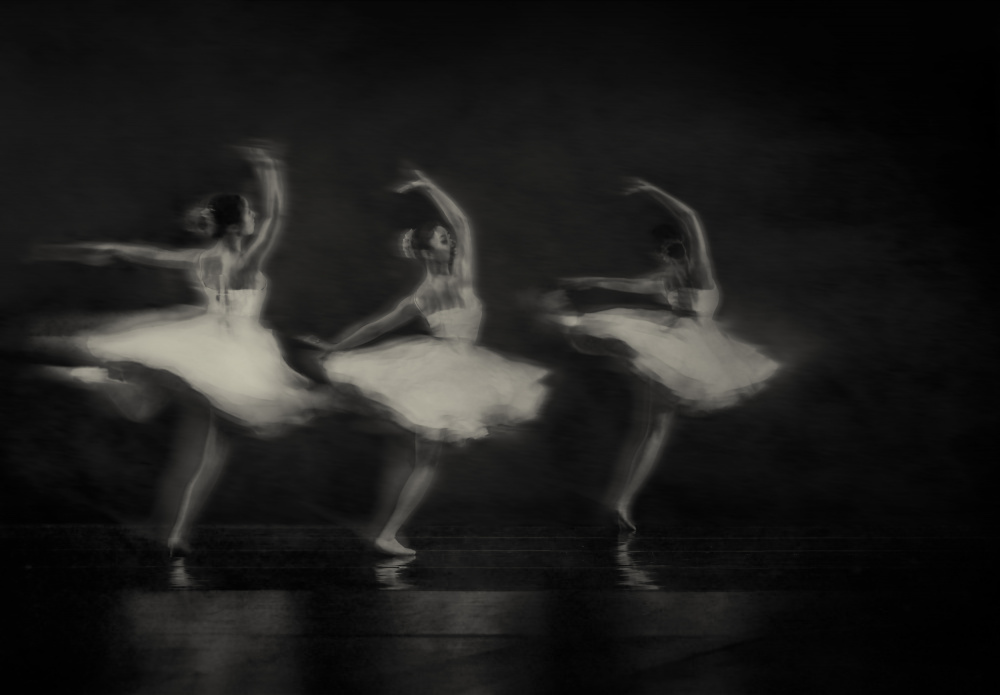 Ethereal Ballet Dancers by Mia Meng — canvas wall art