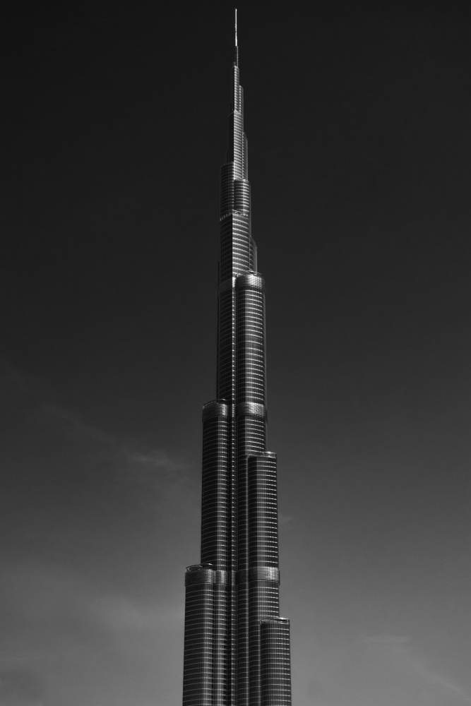 Majestic Urban Tower by Ibraheem Badahdah — canvas wall art