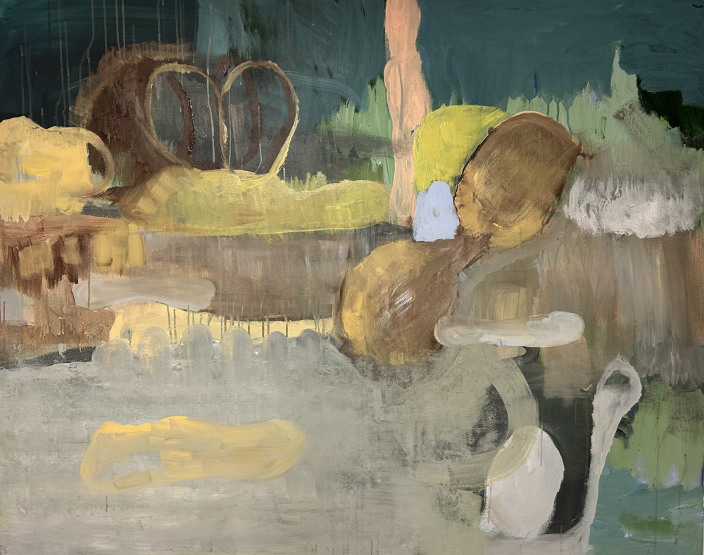 Abstract Organic Reflections by Joackim Schou Dahle — canvas wall art