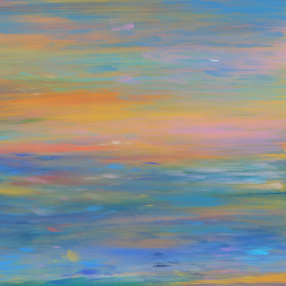 Vibrant Horizon Dream by Cesare Bellassai Art — canvas wall art