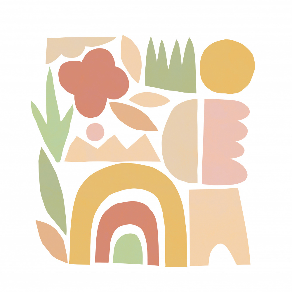 Playful Abstract Nature by Dominique Vari — canvas wall art