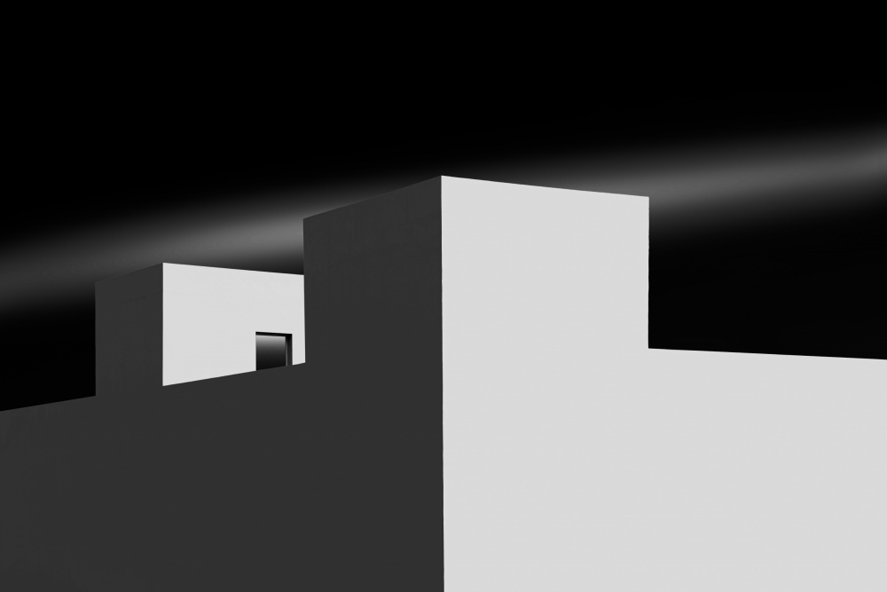 Geometric Light and Shadow by Rolf Endermann — canvas wall art