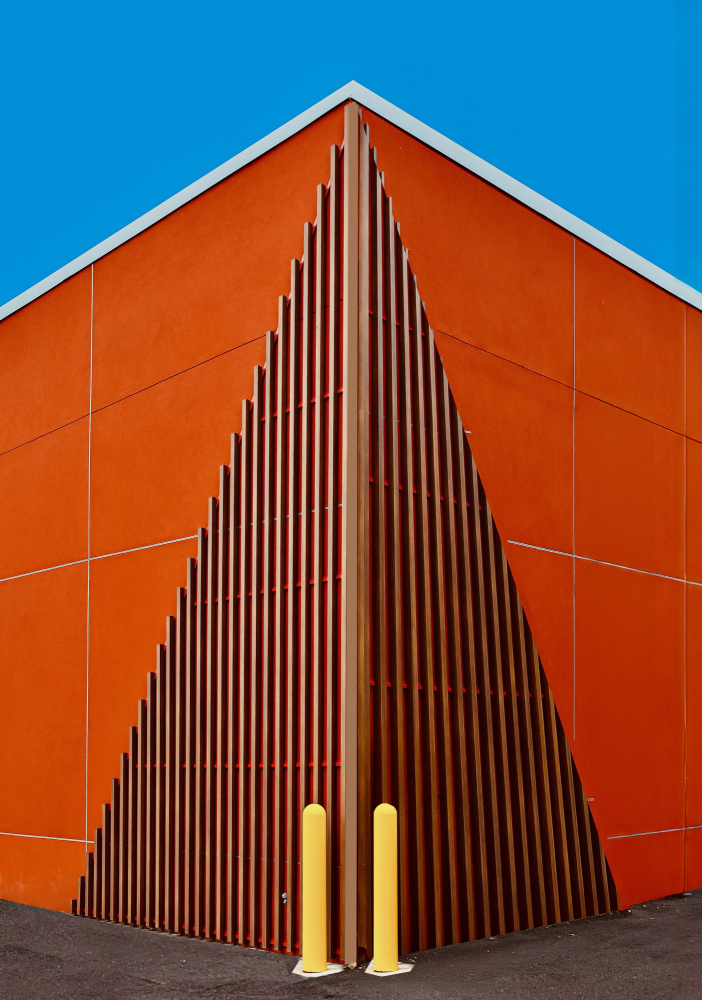 Bold Geometric Corner by Arnon Orbach — canvas wall art
