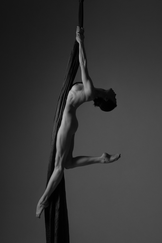 Elegant Silk Dancer by Natalya Sleta — canvas wall art
