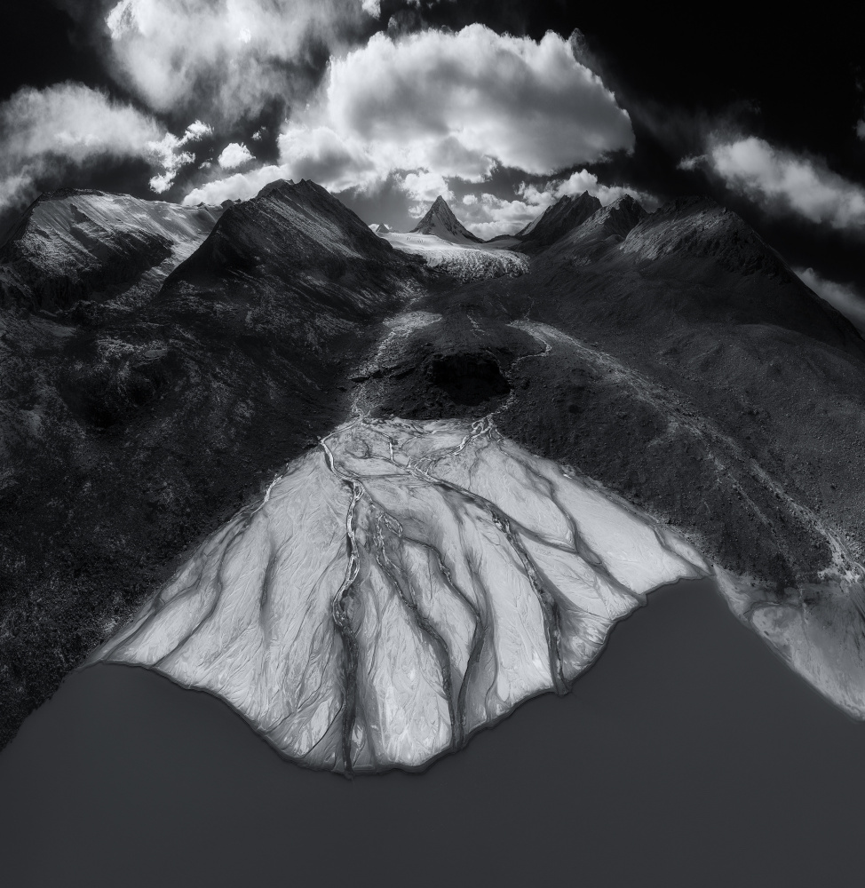 Dramatic Glacial Landscape by Selions(陈磊) — canvas wall art