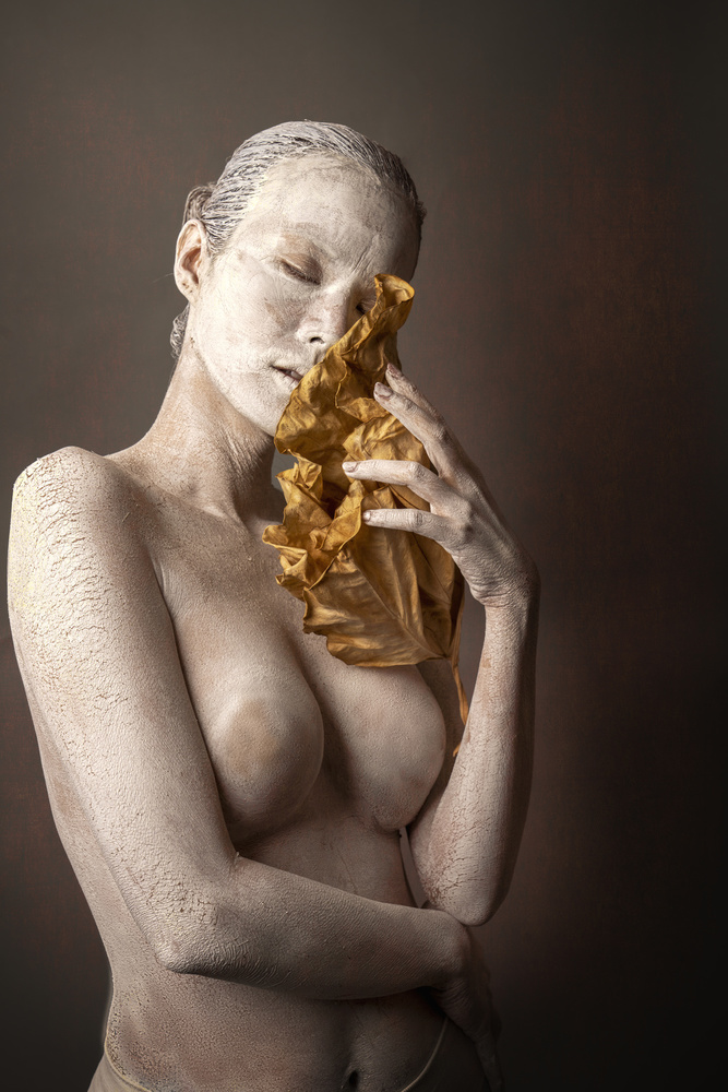 Ethereal Golden Touch by Itthipol Deemee — canvas wall art