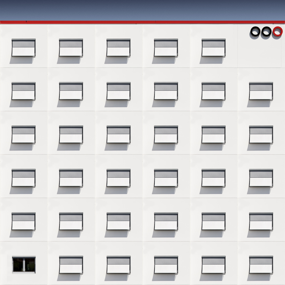 Modern Facade Pattern by Markus Kühne — canvas wall art