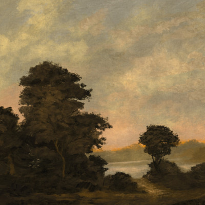 Tranquil Sunset Landscape