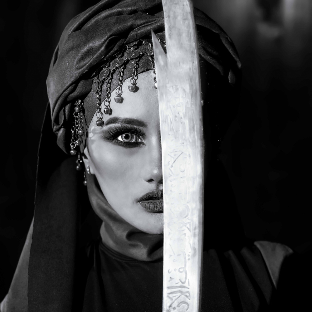 Mysterious Blade Gaze by Agus Adriana — canvas wall art