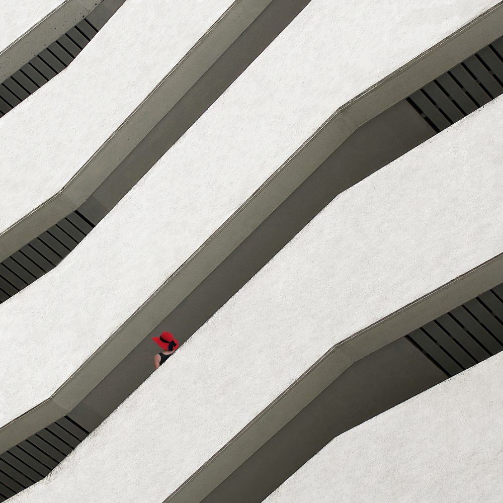 Red Hat Architecture by Karin Kilb — canvas wall art