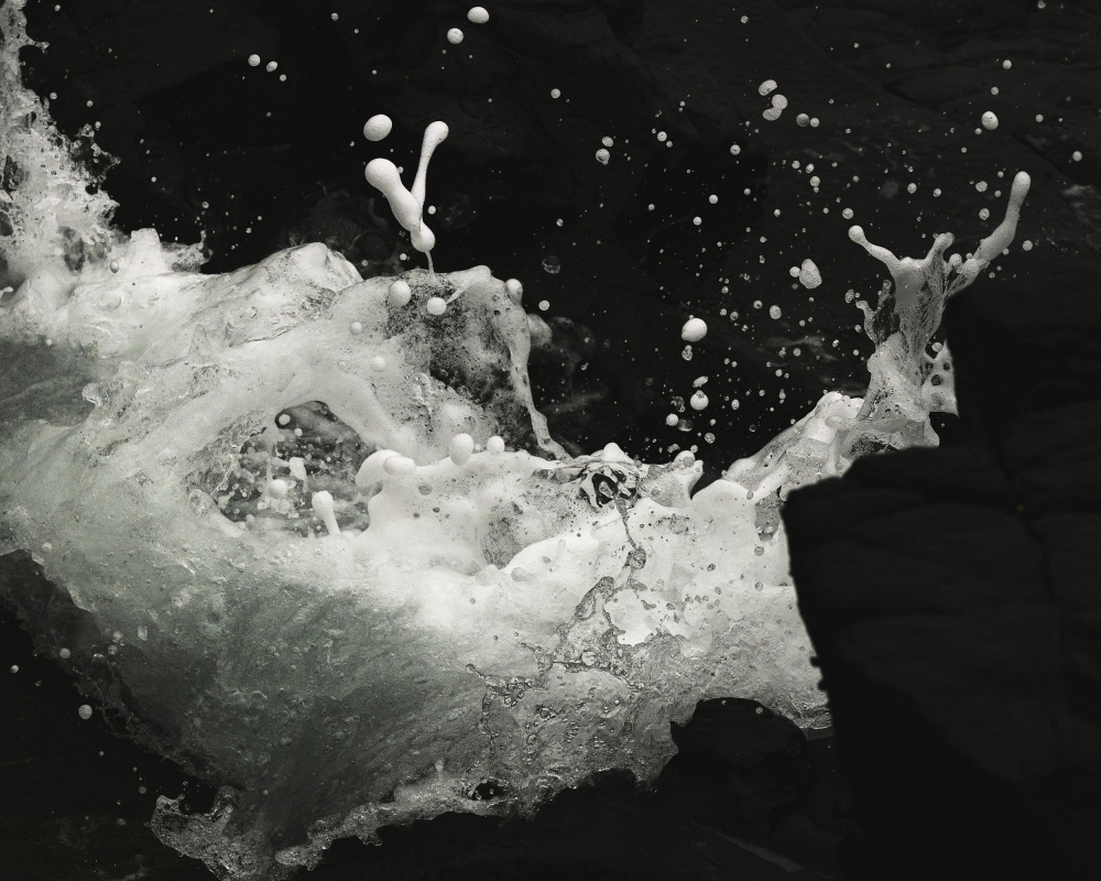 Wild Ocean Splash by Hamed Bank — canvas wall art