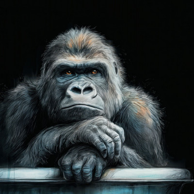 Gorilla In Bathtube 6